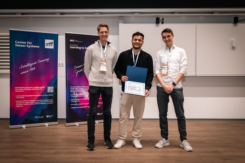 Überreichung des Awards