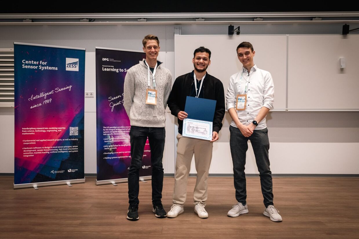 Überreichung des Awards